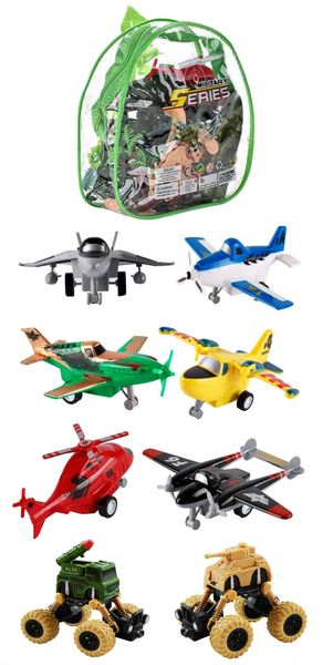Kids Military Play Set - Soldiers, Aircraft &amp; All Terrain Vehicles
