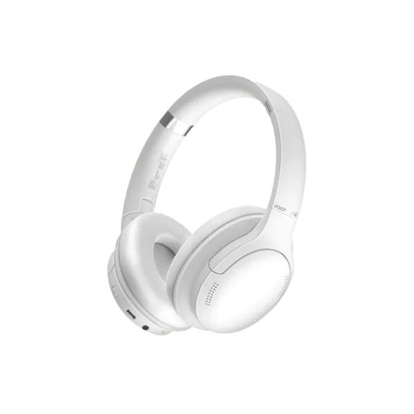 Promate LaBoca-Pro High Fidelity Over-Ear Wireless Headphones - White