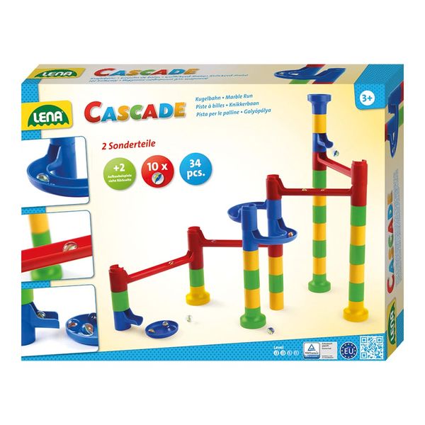 Lena Cascade Marble Run Curve – Build Your Own