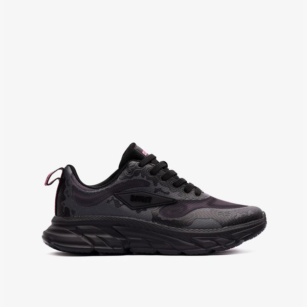 Womens Soviet Campsbay Low Cut Athleisure Sneaker Trainer - Black Mono/Pink