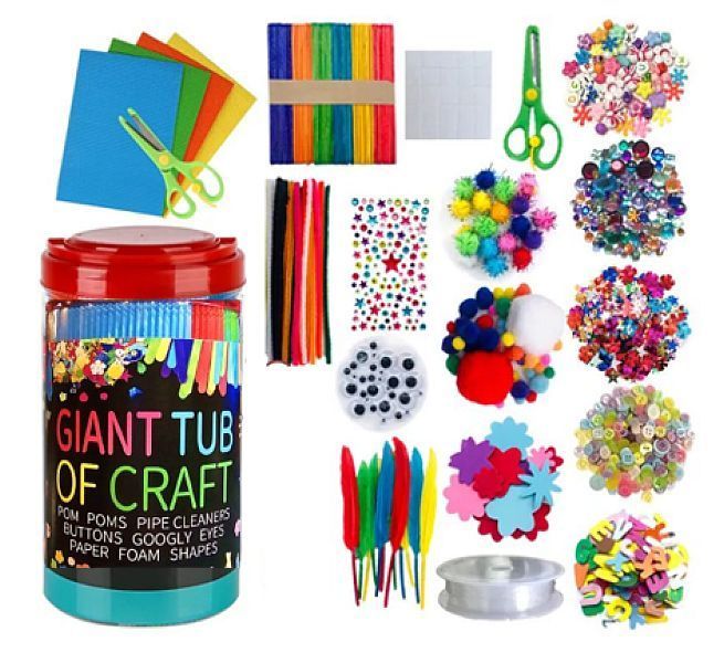 Ultimate Kids Giant Tub Arts &amp; Crafts Set Gift Star
