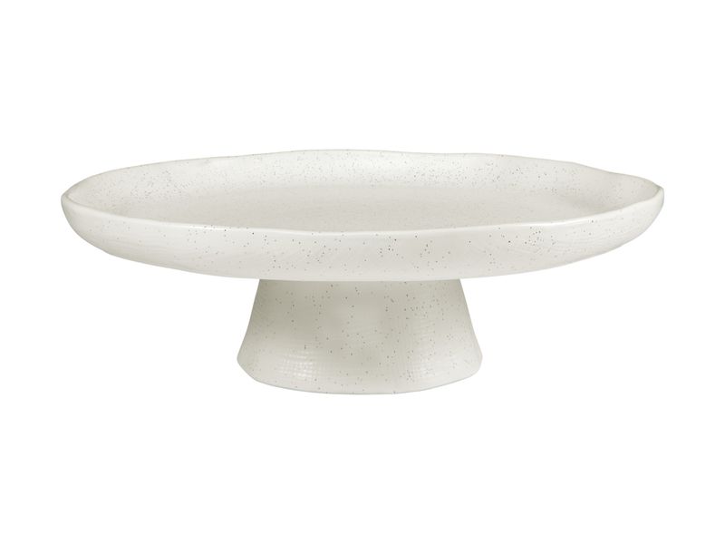Maxwell and Williams Onni Footed Cake Stand 30cm - White Speckle