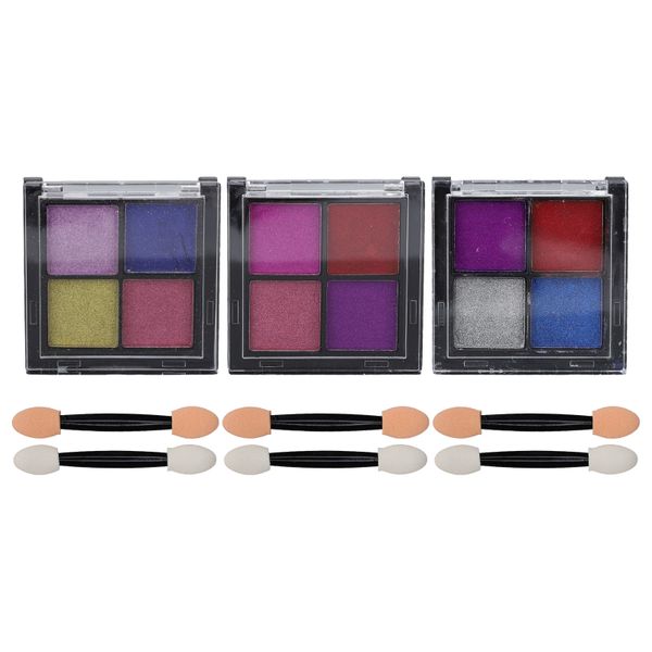 3pcs 4 Colors Nail Powder Solid Mirror Effect Manicure Pigment for DIY