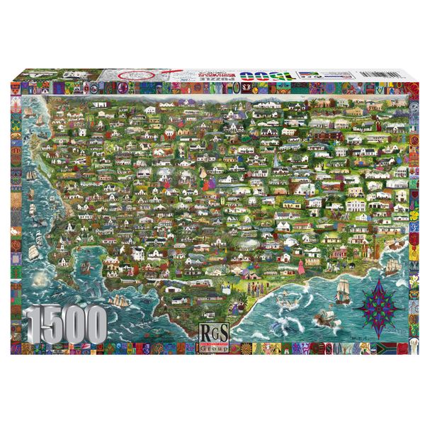 RGS Group Winelands of South Africa 1500 Piece Jigsaw Puzzle