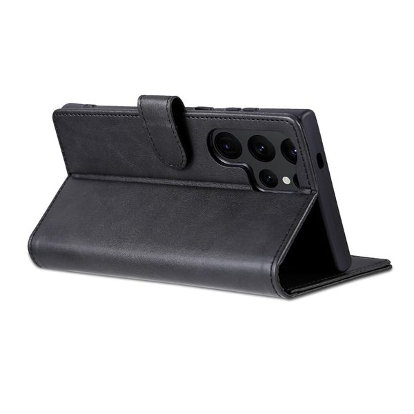 Retro Leather Case with Card Holder Compatible with Samsung S25/S24 Ultra