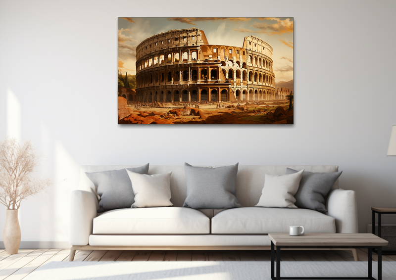 Canvas Wall Art - Roman Colosseum Magnificence - HD0055