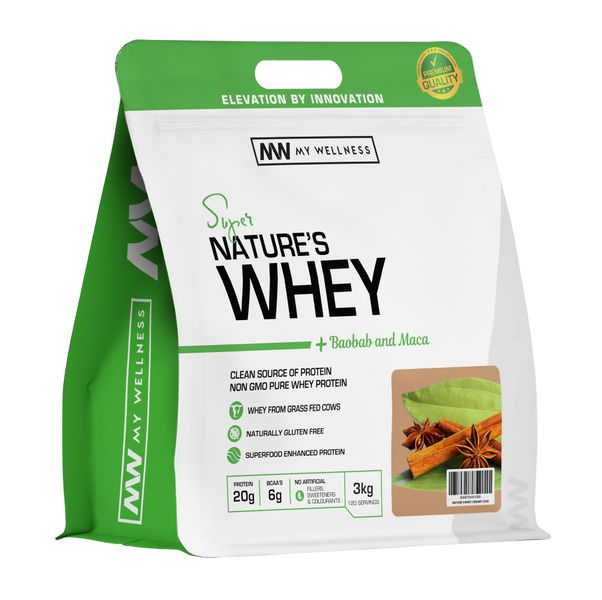 My Wellness Natures Whey Protein 3kg - Creamy Chai
