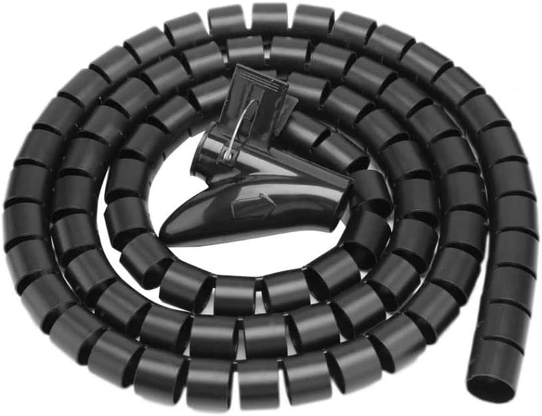 Cable Management Sleeve 2 M-Flexible Wire Wrap Organizer for Home &amp; Office