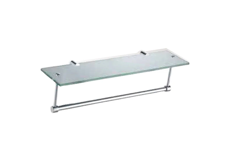 Wildberry - Glass Shelf &amp; Towel Rail - 500MM