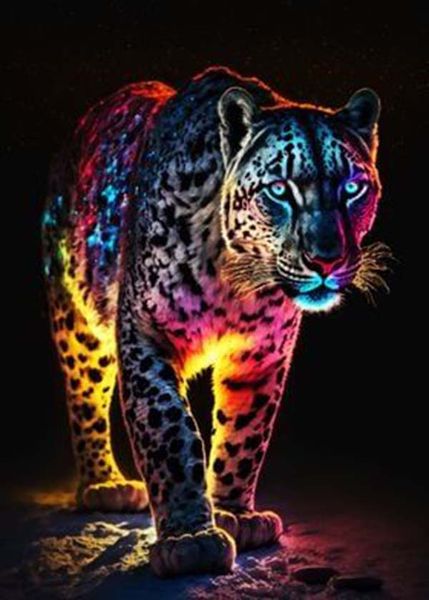 Colorful tiger Canvas Print Wall Art