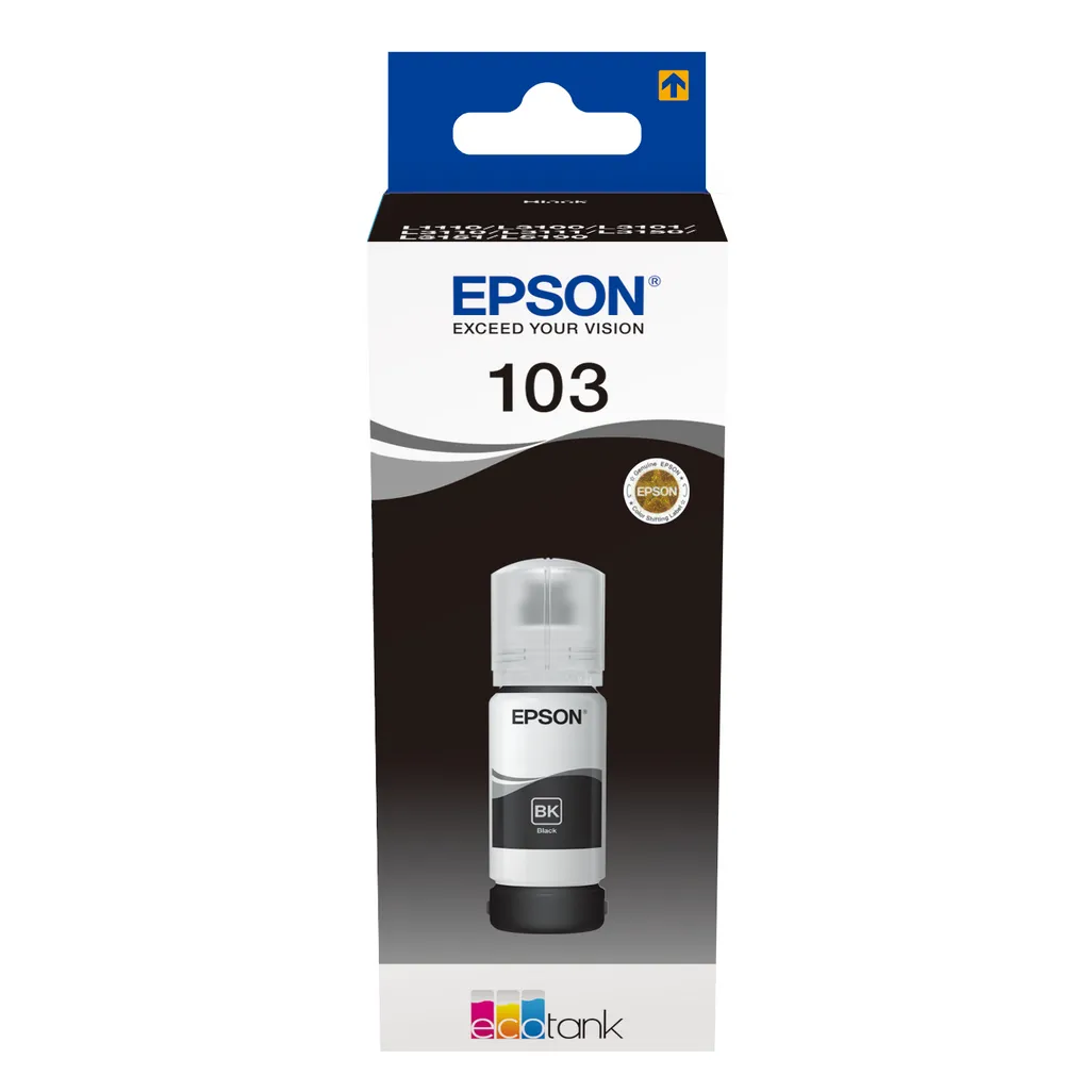 Epson- 103 EcoTank Ink Bottle- Black- 65ml | Shop Today. Get it ...