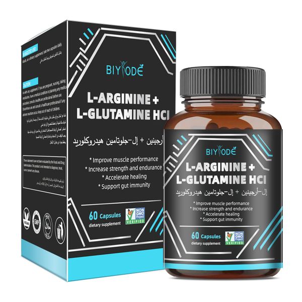 BIYODE,healing, &amp; supports intestinal immunity L-Arginine + L-Glutamine HCl