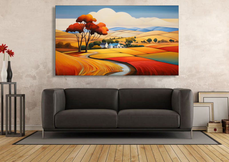 Canvas Wall Art - Rural Reverie Abstract - IM1225
