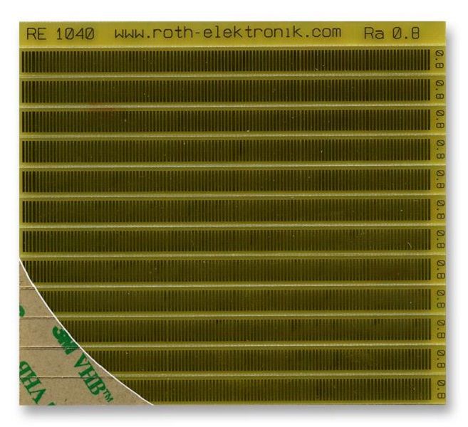 Roth Elektronik (RE1070) Contact Strips, Self-Adhesive, Epoxy Glass