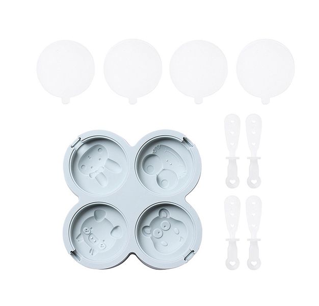 Silicone Baby and Toddler Ice Cream Mould - Cartoon Animals
