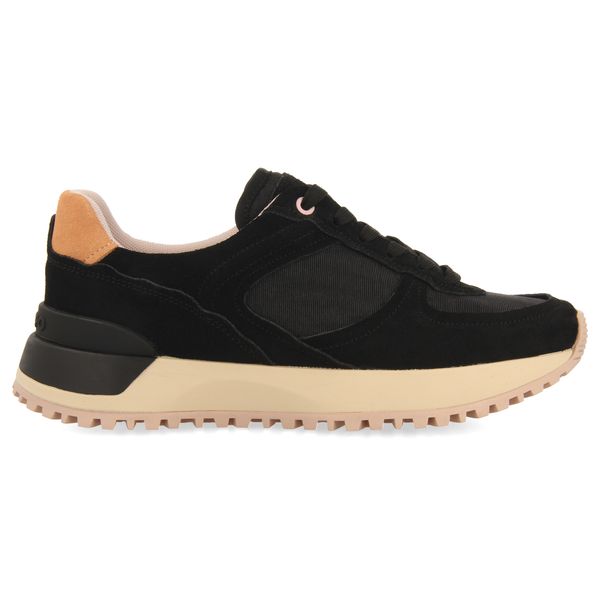 Gioseppo - Ladies Retro Leather Sneaker - Floing Black