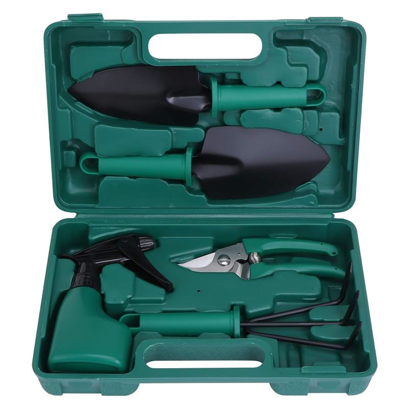 5-Pieces Gardening Hand Tools with Carry Case -XF0899