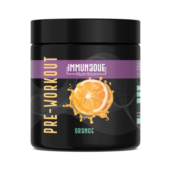 Pre-Workout (Orange): Immunadue Nutrition (Improve Endurance, Fat burning)