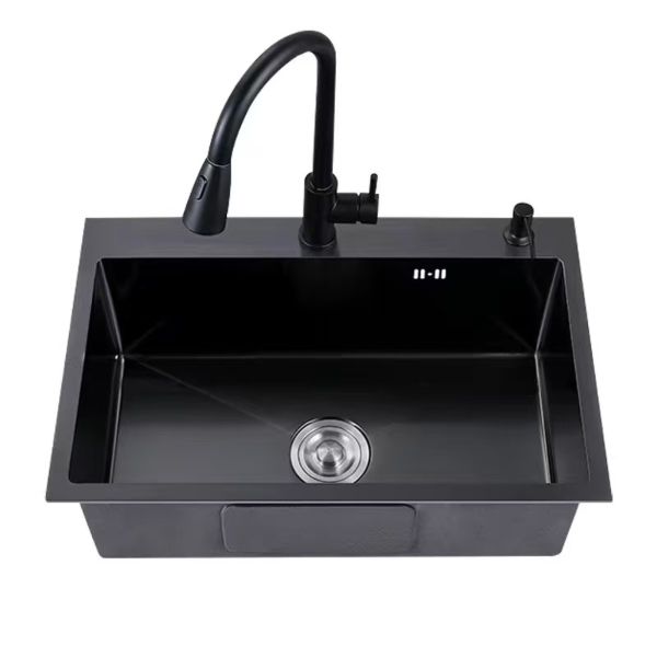 R&amp;H Kitchen And Bar Sink with Pull Out Tap 50x50cm
