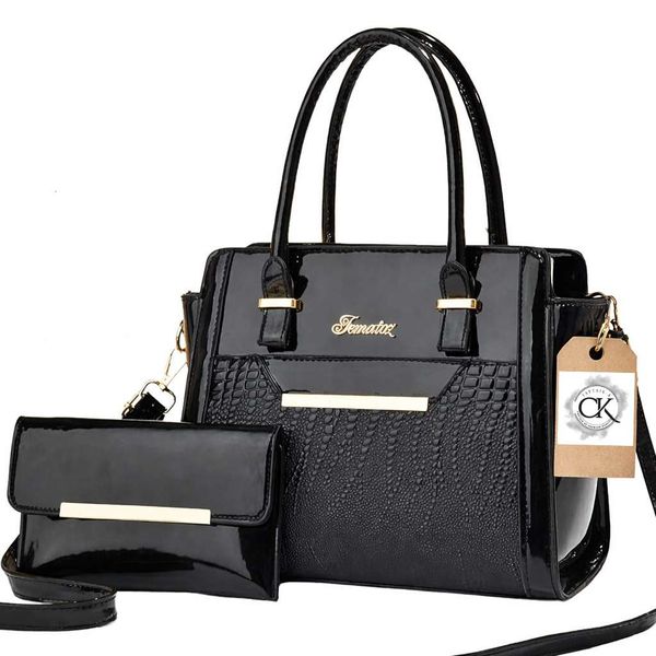 Captain - K 2 In 1 Leather Large Capacity Luxury Handbag