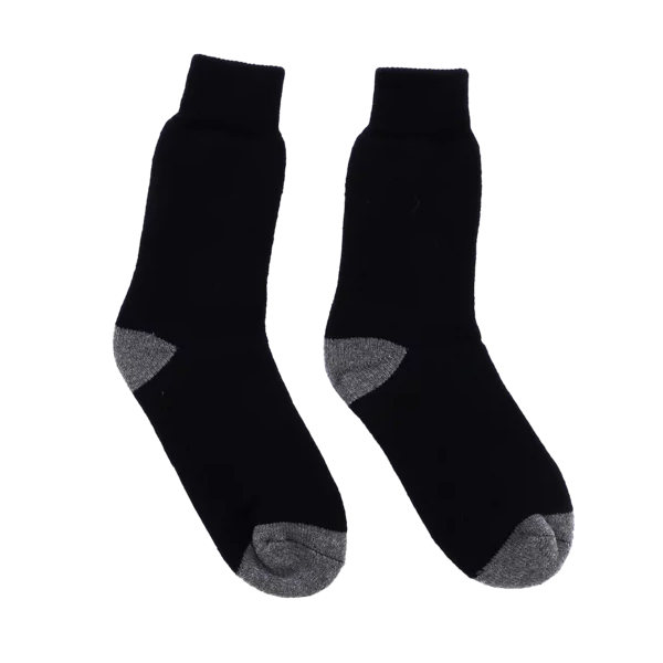 Kitro Bare Basics Mens Thermal Insulating Yarn Socks 8-12 [2 Pairs]