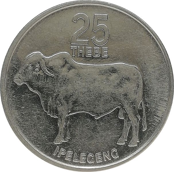 1989 Botswana 25 Thebe World Food Day