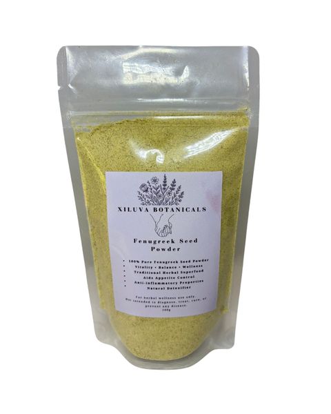 Xiluva Botanicals Fenugreek Seed Powder - Pure Herbal Supplement (100g)