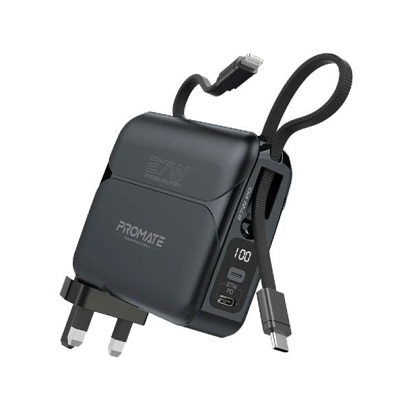 Promate PowerPack-20 Pro 20000mAh Power Bank with AC Charger