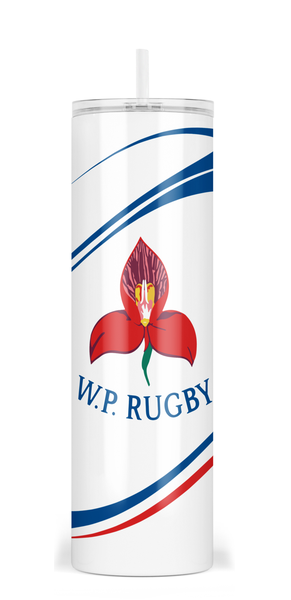 WESTERN PROVINCE Rugby Skinny Tumbler / Travel Mug 20 oz