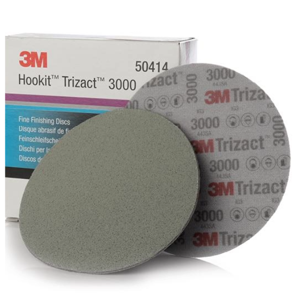 3M Trizact Hookit Foam Abrasive 3000 Disc 443SA, 150 mm, P3000