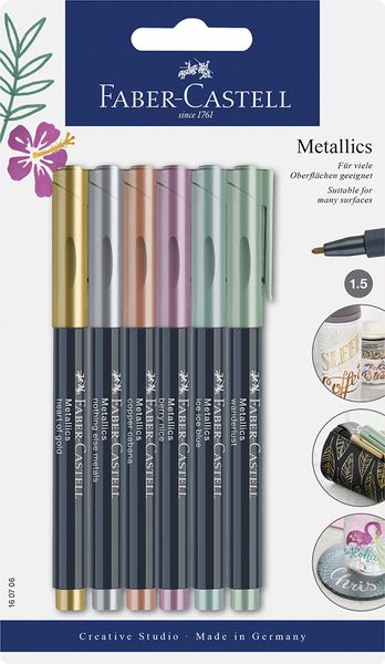 Faber Castelll Metallic Markers , Card 6