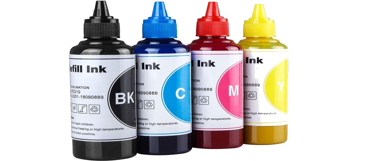 4x70ml Dye Sublimation Ink Bottles for EPSON EcoTank Printers 