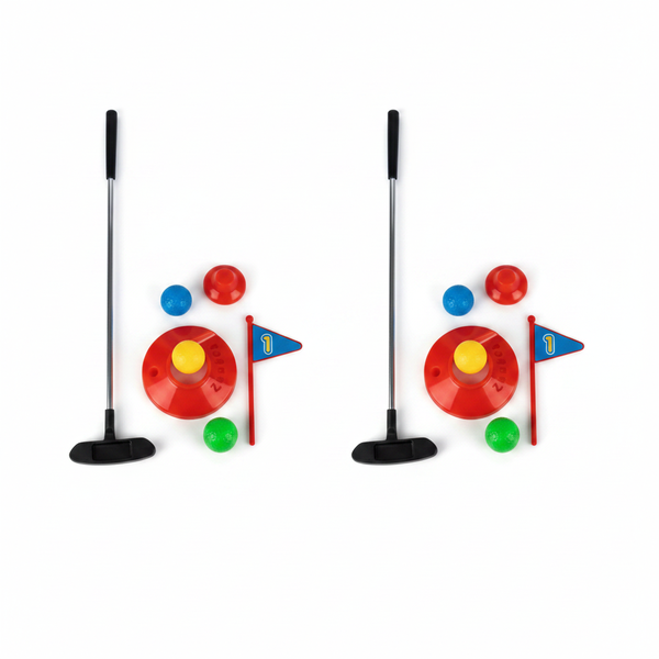 Golf Club Set 7 Piece - Driver and accessories - 2 Pack