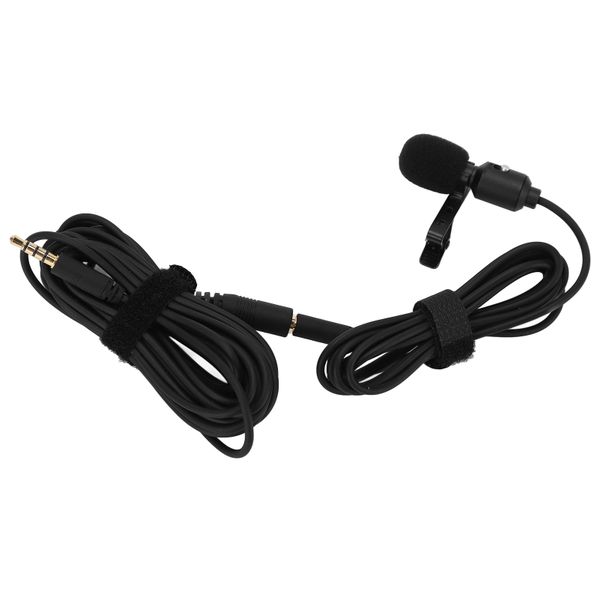 Pro Cardioid Lapel Mic, Compatible With Interviews