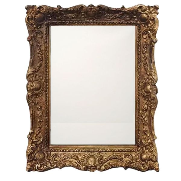 Decor Vintage Antique Gold Embossed Resin Picture Frame - 23cm