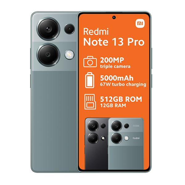 Xiaomi Redmi Note 13 Pro 4G Dual Sim 512GB - Green