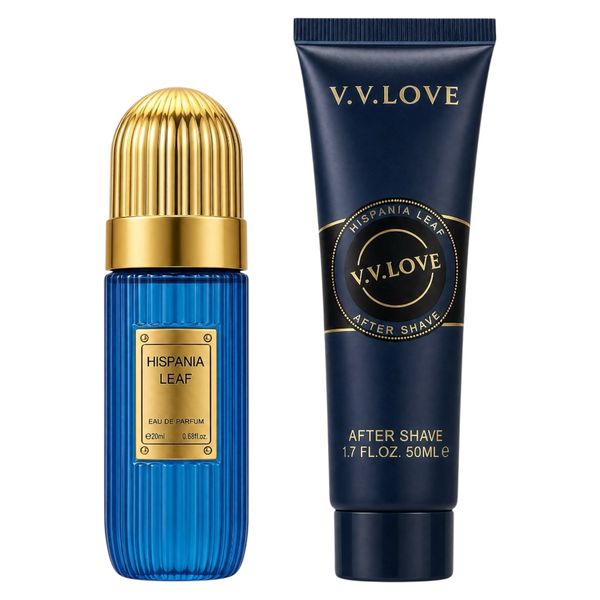 Pack of 2 - V.V.LOVE Hispania Leaf Premium Eau de Parfum Mens Gift Set
