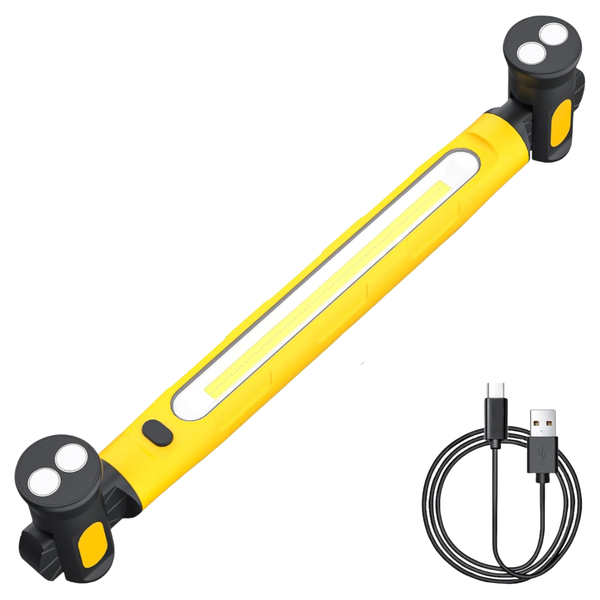 Cordless Underhood Work Light, 4400mAh Rechargeable Worklight with Hook