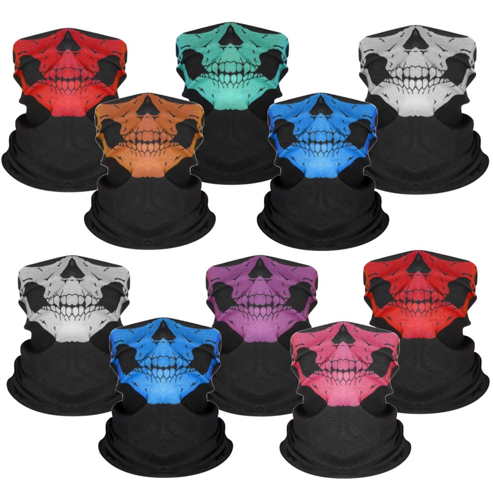 Fashion MultiFunctional Breathable Buffer Mask Neck Warmer Set Of 10