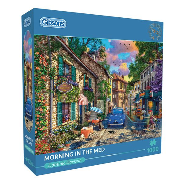 Gibsons Morning in the Med 1000 Piece Jigsaw Puzzle