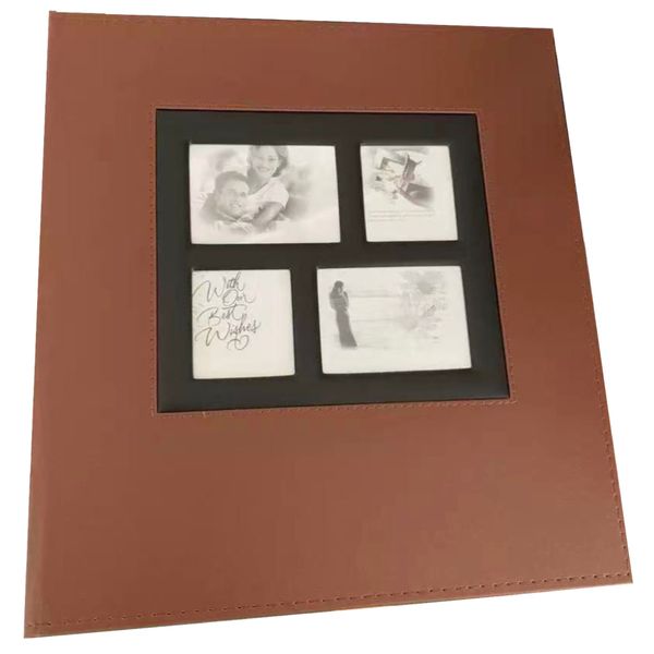 Craft Large Capacity Classic Pu Leather Photo Album (15cm) - 500 Pages