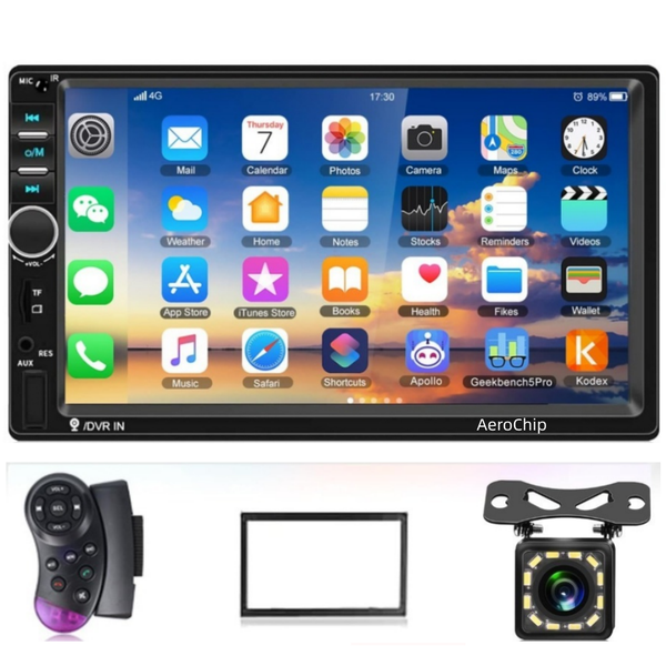 7 Inch HD Car MP5 Player, Steering Wheel Control, Reverse Camera Support
