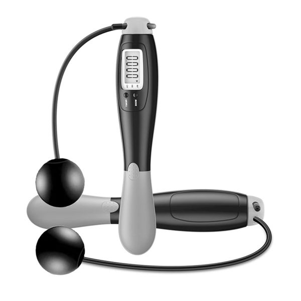 Cordless Skipping Rope Adjustable Length Skipping Rope with Digital Counter