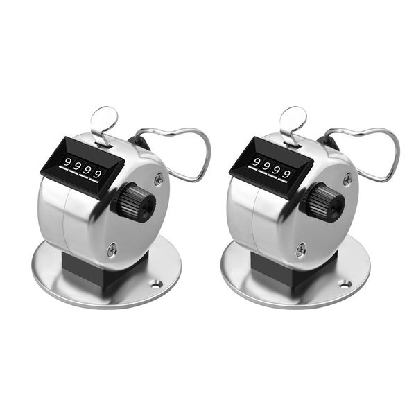 2Piece manual press mechanical counter, metal base counter