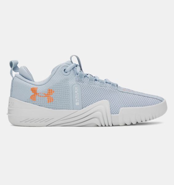 Under Armour Women's Reign 6 Training Shoes - Blue Calm/Distant Grey/Orange