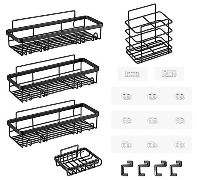Shower Caddy set, Bathroom Organizers and Holder- Set of 5 PCS