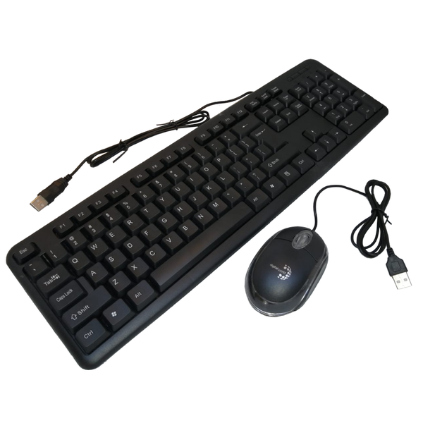 Plug &amp; Play Office Keyboard &amp; Mouse Combo