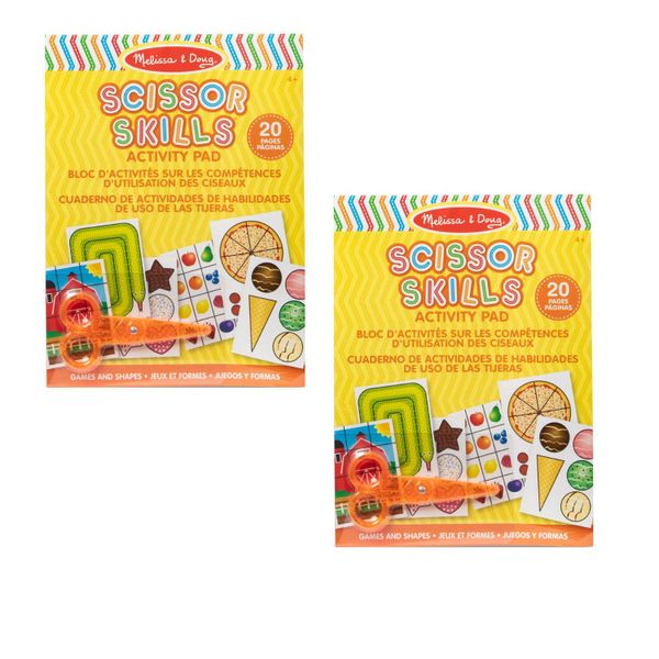 Melissa &amp; Doug 2 Scissor Skills Activity Pads