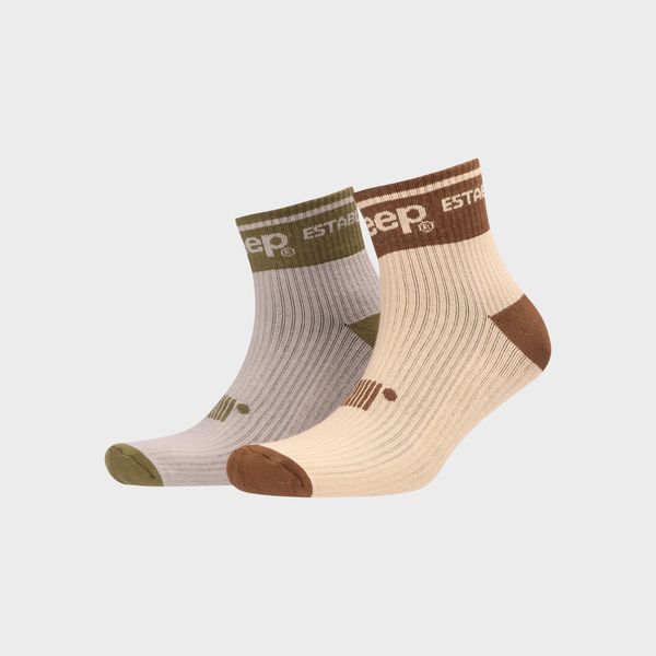 Jeep 2 Pack Bush Ankle Socks