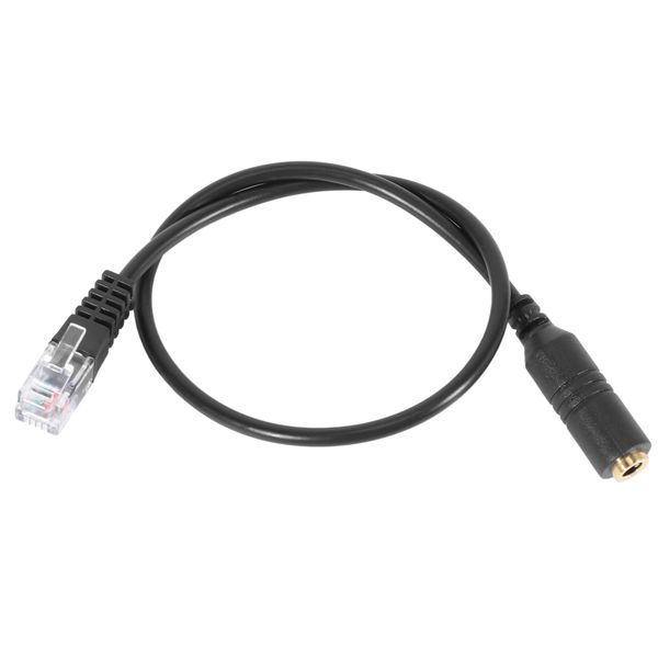 1PC Phone Adapter rj9 to 3.5 female Adapter Convertor Cable